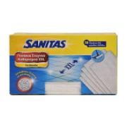 Sanitas 16 Dry Cleaning Cloths for Floors. XXL size 25 x 45 cm.