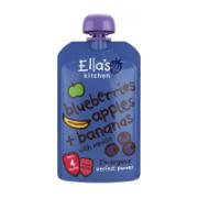 Ella’s Organic Blueberries, Apples & Bananas with Vanilla 4+ Months 120 g