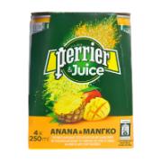 Perrier & Juice Pineapple & Mango 4x250 ml