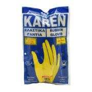 Karen Rubber Gloves Large CE
