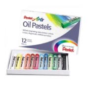 Pentel Oil Pastels 12 Colour Set CE