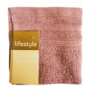 Lifestyle Home Essentials Πετσέτα Χεριών Ρόζ 30x30 cm