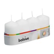 Bolsius Candles White 60x40 mm