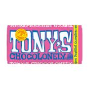Tony's Chocolonely White Raspberry & Popping Candy 180 g