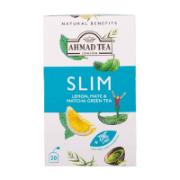 Ahmad Tea Slim Lemon, Mate & Matcha Green Tea 20 Teabags