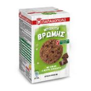 Papadopoulou Oat Biscuits With Cocoa & Dark Chocolate 155 g 