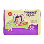 Nannys Baby Love Diapers No 5 Junior 12-22 Kg 36 Pieces
