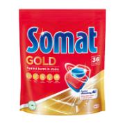 Somat Dishawashing Tabs for Clear and Shiny Dishes 36 Tablets