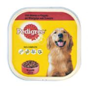 Pedigree Complete Food for Adult Dogs Pate with Beef & Liver 300 g