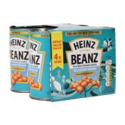 Heinz Baked Beans with No Added Sugar 4x415 g