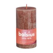 Bolsius Rustic Candle Suede Brown 130x68 mm