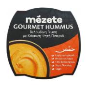 Mezete Gourmet Hummus with Fire Roasted Red Peppers 215 g