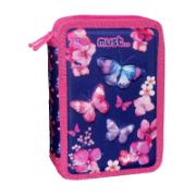 Must Double Pencil Case Butterfly 1 Piece
