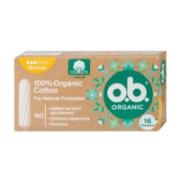 OB Organic Tampon Normal 16 Pieces