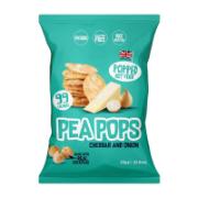 Pea Pops Cheddar & Onion Snacks 80 g