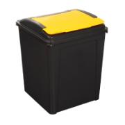 Wham Recycling Bin with Yellow Flap 50 L