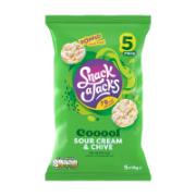 Snack a Jacks Crispy Sour Cream & Chive Flavour Rice & Corn Snack 5x19 g