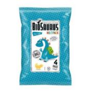 BioSaurus Baked Organic Corn Snack with Sea Salt Seasoning Multipack 4x15 g