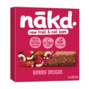 Nakd Raw Fruit & Nut Bars Berry Delight 4x35 g