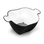 GioStyle Diva Collection Colander Anthracite Gray - White