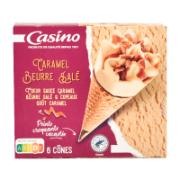 Casino 6 Caramel Cone Ice Creams 429 g