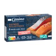 Casino Premium Atlantic Norwegian Salmon Fillets with Skin 2x120 g