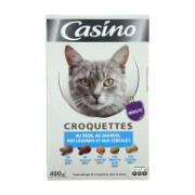 Casino Dry Adult Cat Food Croquettes with Tuna, Salmon, Vegetables & Cereal 400 g