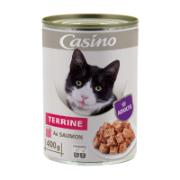 Casino Complete Food for Adult Cats Salmon Terrine 400 g