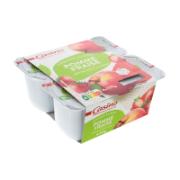 Casino Light Apple & Strawberry Compote 30% Less Sugar 4x100 g