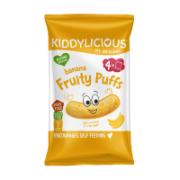 Kiddylicious Banana Flavoured Fruity Puff Snacks 7+ Months 4x10 g