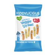 Kiddylicious Cheesy Flavour Veggie Straws 9+ Months 4x12 g
