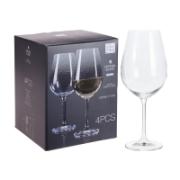Crystal Glass Wine Glass 4x520 ml Pieces
