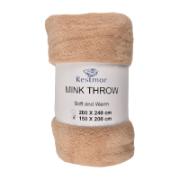 Restmor Fleece Throw Mink 150x200 cm 