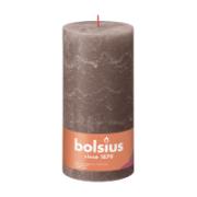 Bolsius Rustic Candle Rustic Taupe 200x100 mm