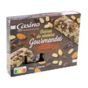 Casino Cereal Bar with Peanuts, Dried Sweetened Cranberries, Raisins & Almonds 4x35 g