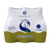 Souroti Beverage from Natural Mineral Water with Mastic Flavouring 6x250 ml