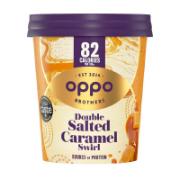 Oppo Double Salted Caramel Swirl Ice Cream 475 ml