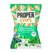 Proper Chips Sour Cream & Chive Flavour Lentil Chips 20 g