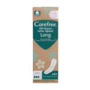 Carefree Organic Pantyliners Long 24 Pieces