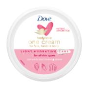 Dove Light Hydration Care Cream for Face Hand & Body 250ml
