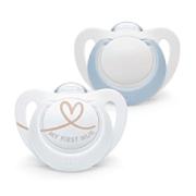 Nuk Star Silicone Soother 0-6 Months 2 Pieces