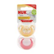 Nuk Star Silicone Soother 18-36 Months 2 Pieces
