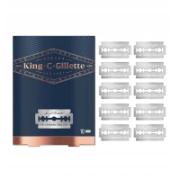 King C. Gillette Double Edge Razor Blades 10 Pieces