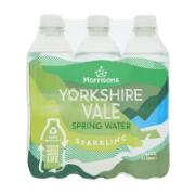 Morrisons Sparkling Spring Water 6x500 ml