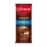 Canderel Σοκολάτα Γάλακτος χωρίς Προσθήκη Ζάχαρης με Γλυκαντικό 100 g