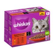 Whiskas Complete Adult Wet Cat Food with Chicken, Beef, Lamb & Poultry in Sause 12x85 g