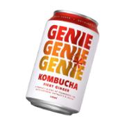 Genie Carbonated Kombucha Tea Drink Fiery Ginger 330 ml