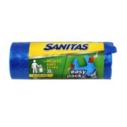 Sanitas Sanitas Easy Pack Dustbin Bags with Handles for Medium Bins 50x55 cm 30 L 20 Pieces