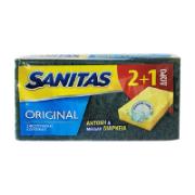 Sanitas Original Σφουγγαράκι Κουζίνας 2+1 Δώρο