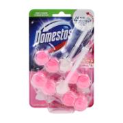 Domestos Power 5 Toilet Cleaner with Pink Magnolia 2x55 g